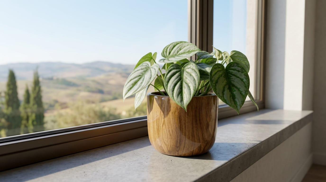 Healthy philodendron Brandtianum 