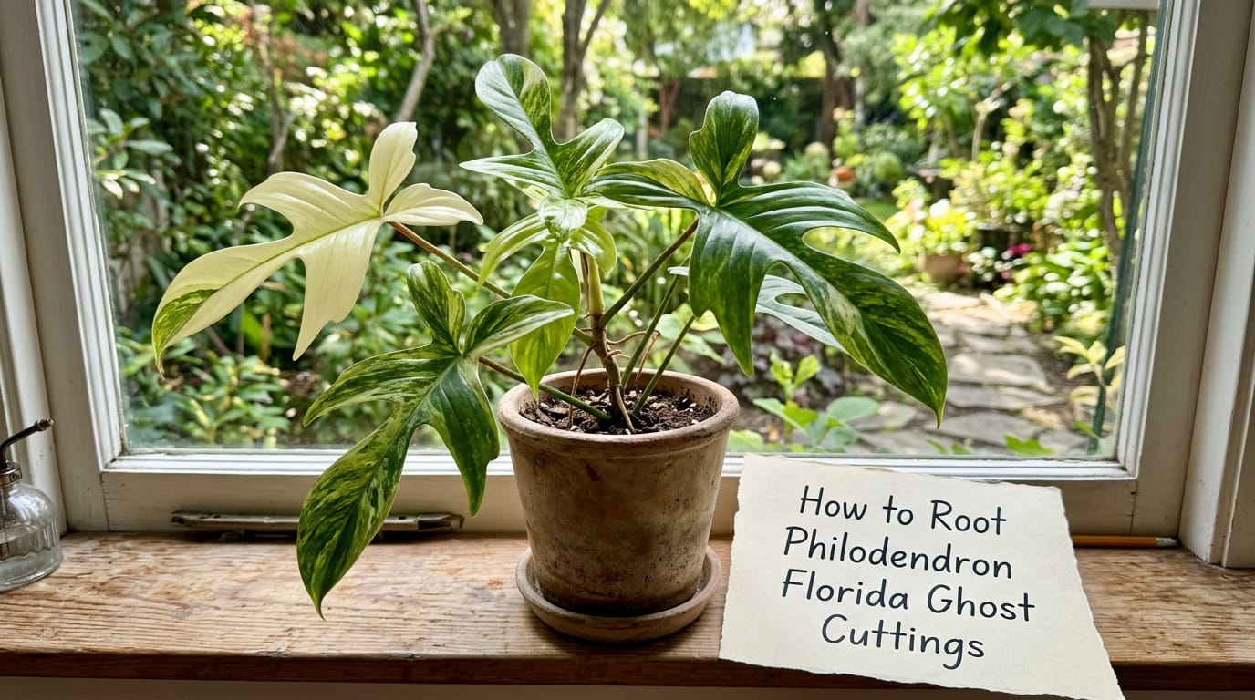 How to Root Philodendron Florida Ghost Cuttings