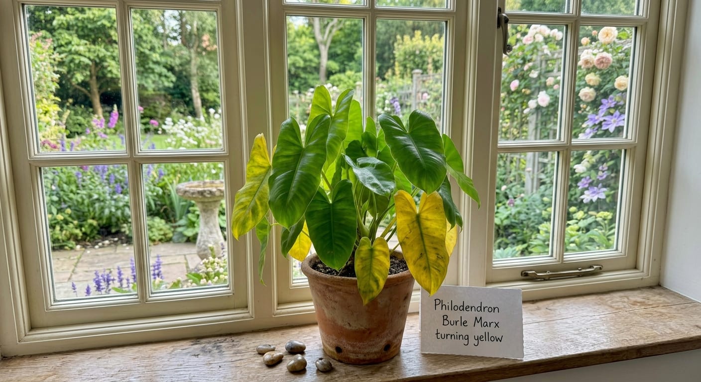 Philodendron Burle Marx turning yellow
