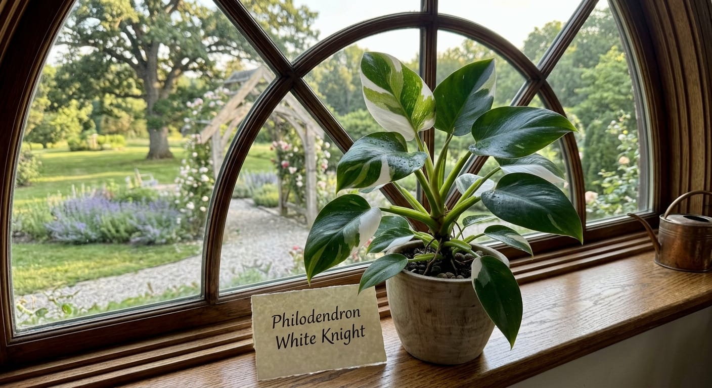 Philodendron White Knight plant