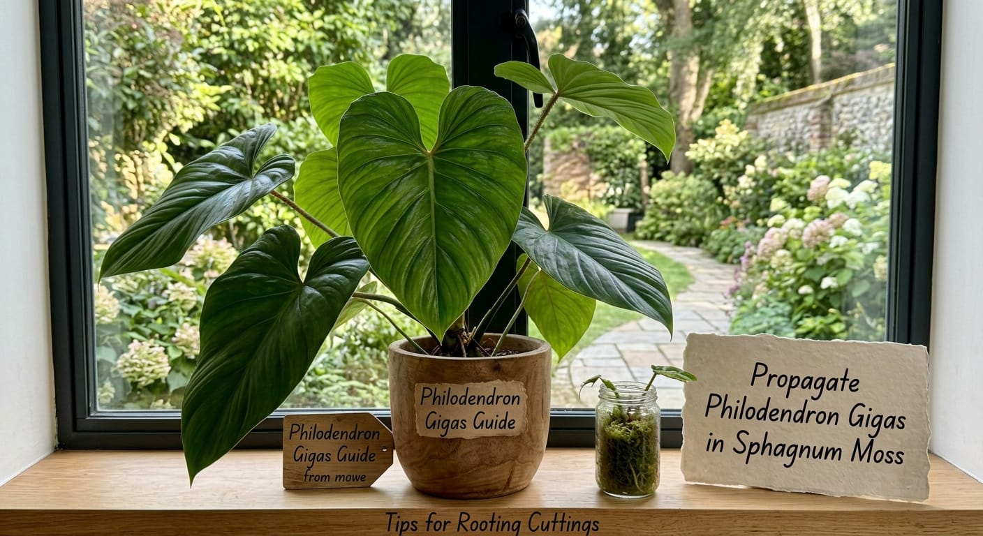 Propagate Philodendron Gigas in Sphagnum Moss
