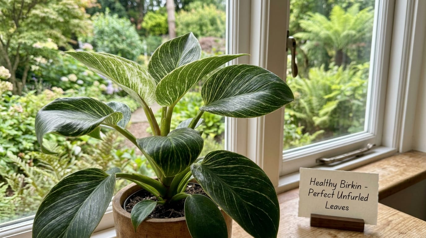 Uncurled leaves 