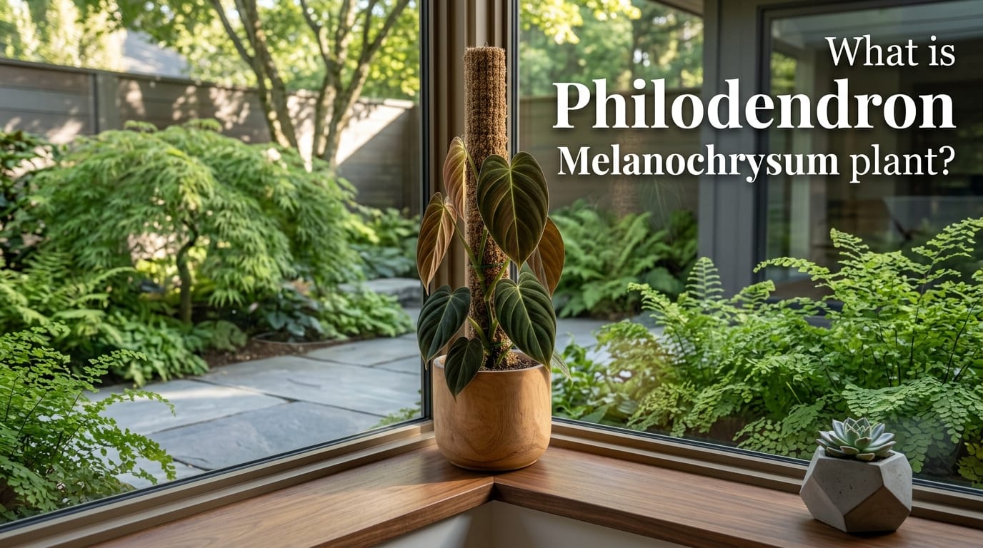 What is Philodendron Melanochrysum