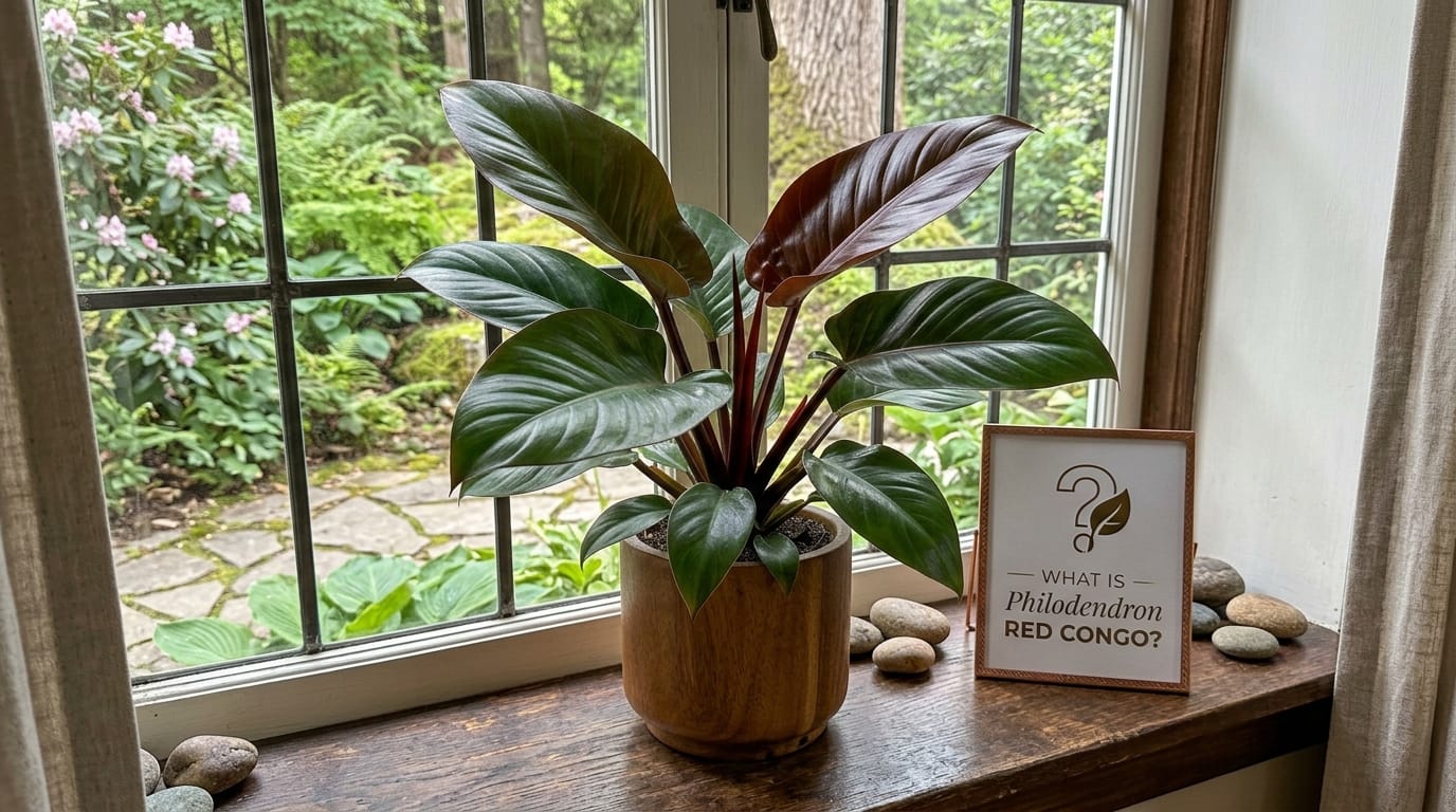 What is Philodendron Red Congo?