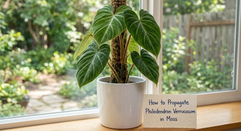 How to Propagate Philodendron Verrucosum in Moss