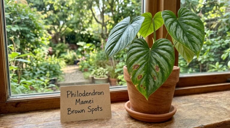 Philodendron Mamei Brown Spots