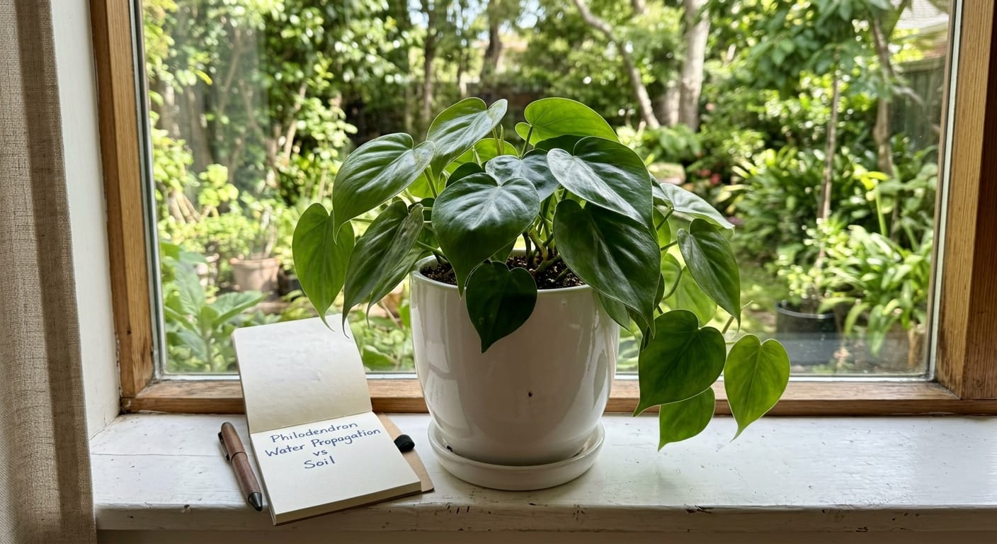 Philodendron Water Propagation vs Soil