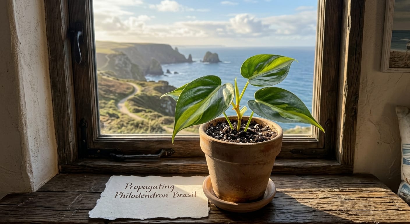 Philodendron Brasil in Soil