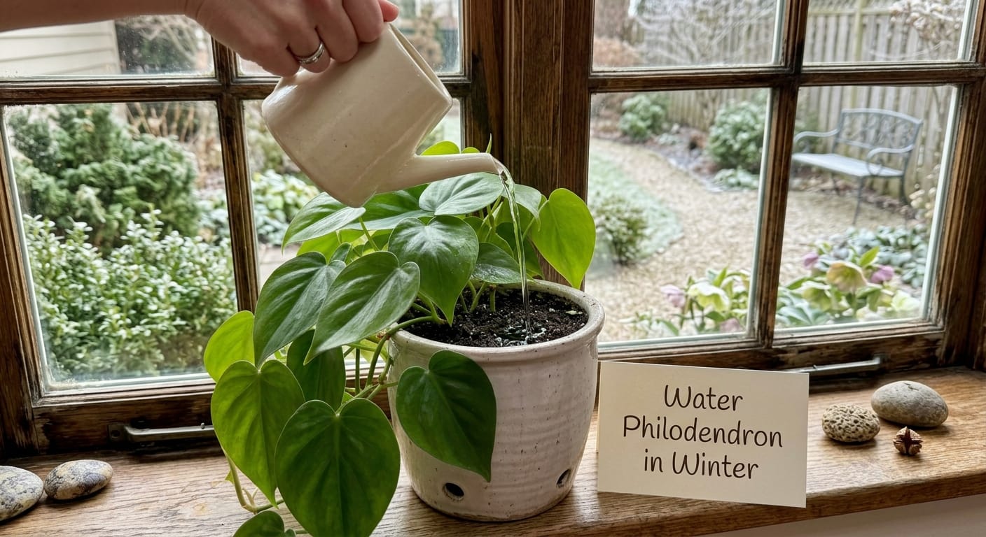 Water Philodendron in Winter